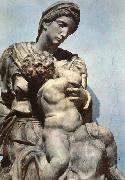 Michelangelo Buonarroti Medici Madonna oil on canvas